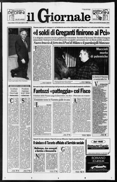 Il giornale : quotidiano del mattino